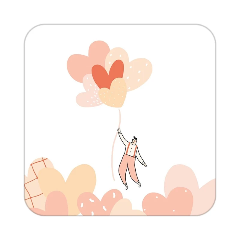 زیر لیوانی کاکتی طرح عاشقانه مدل mp38189