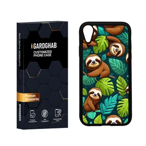 کاور گارد قاب مدل پشت گلس هنری مناسب برای گوشی موبایل اپل iPhone XR