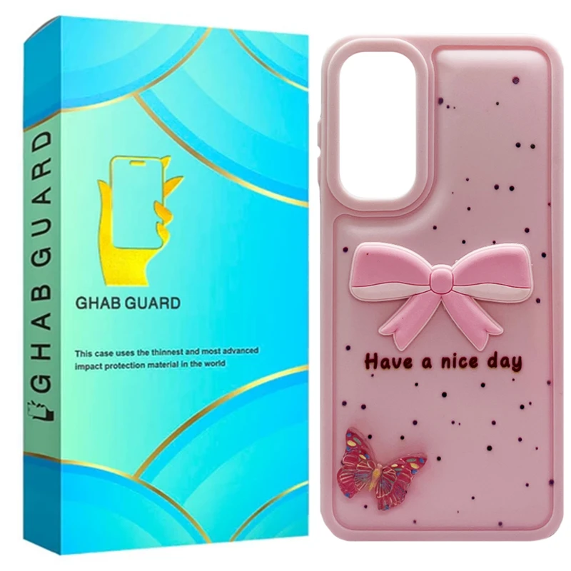 کاور قاب گارد مدل فانتزی دخترانه طرح پروانه مناسب برای گوشی موبایل سامسونگ Galaxy A15 / A15 5G