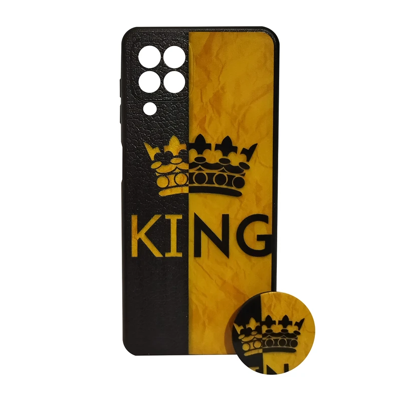 کاور مدل 1828 مناسب برای گوشی موبایل سامسونگ Galaxy A22 4G به همراه پایه نگهدارنده