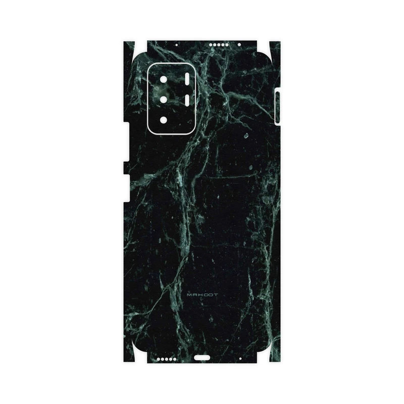 برچسب پوششی ماهوت مدل Graphite-Green-Marble-FullSkin مناسب برای گوشی موبایل شیائومی Redmi Note 10 Pro (China)
