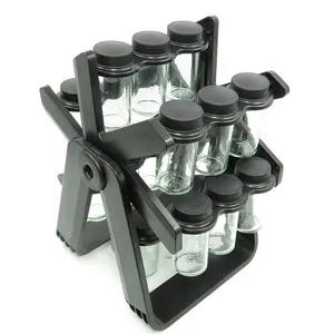 ست جا ادویه 18 پارچه مدل 404068 به همراه استند