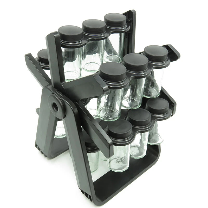 ست جا ادویه 18 پارچه مدل 404068 به همراه استند