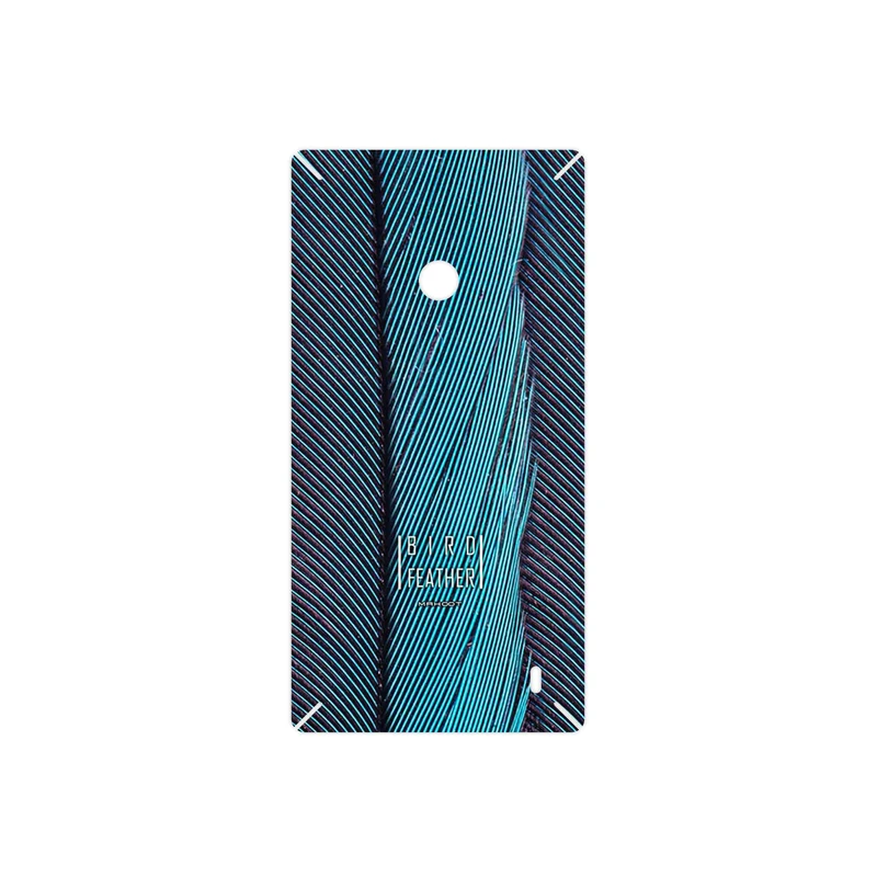برچسب پوششی ماهوت مدل Turquoise feathers مناسب برای گوشی موبایل نوکیا Lumia 520