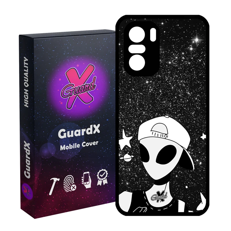 کاور گارد ایکس طرح Alien مدل Glass10307 مناسب برای گوشی موبایل شیائومی Poco F3/MI 11X/MI 11X Pro/Redmi K40/K40 Pro