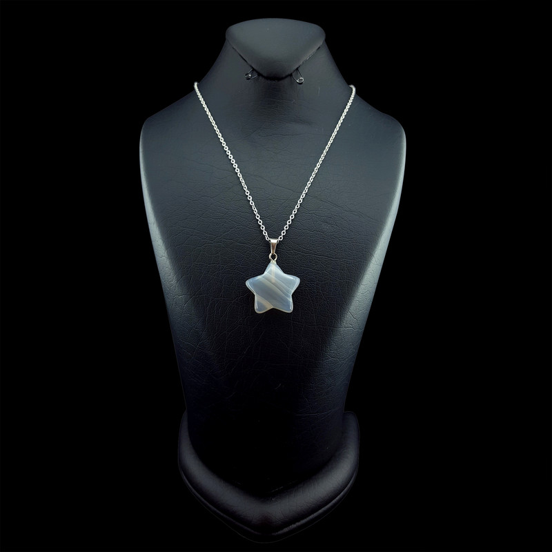 گردنبند دخترانه مدل عقیق کد Brazil 04