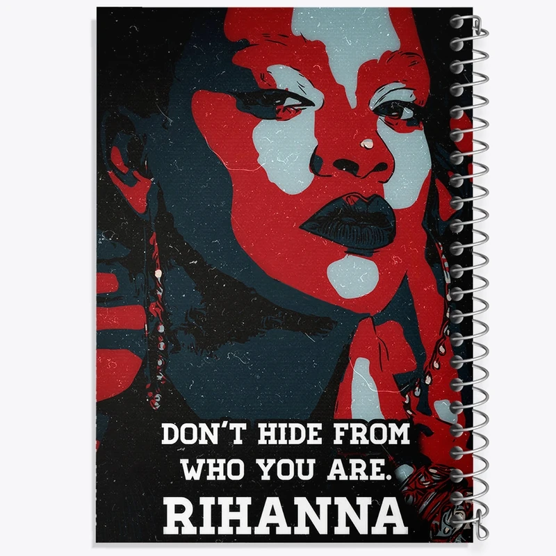 دفتر نقاشی 50 برگ خندالو طرح ریانا (Rihanna) کد F1804