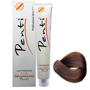 رنگ مو پنتی سری فندقی تنباکویی شماره W7 حجم 100 میلی لیتر رنگ بلوند فندقی روشن