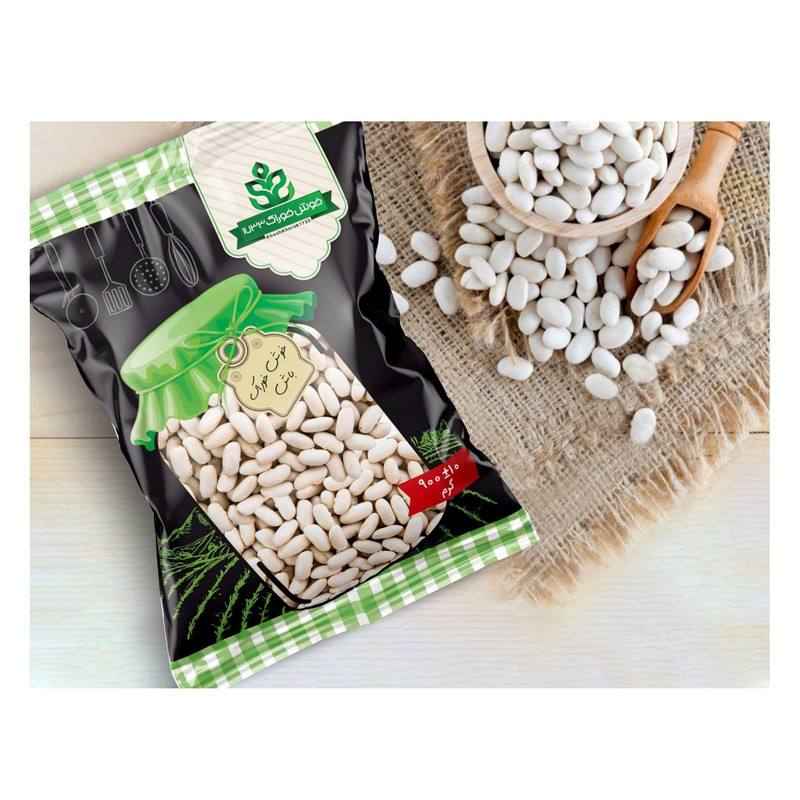 لوبیا سفید دستچین خوش خوراک - 900 گرم