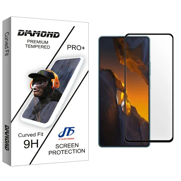 محافظ صفحه نمایش شیشه ای جی اف مدل Diamond مناسب برای گوشی موبایل شیائومی Poco F5