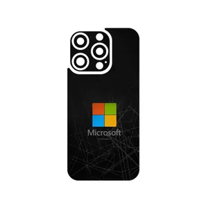 MAHOOT Microsoft_Logo Cover Sticker for Apple iPhone 15 Pro