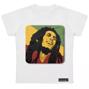 تی شرت آستین کوتاه پسرانه 27 مدل Bob Marley Color کد MH943