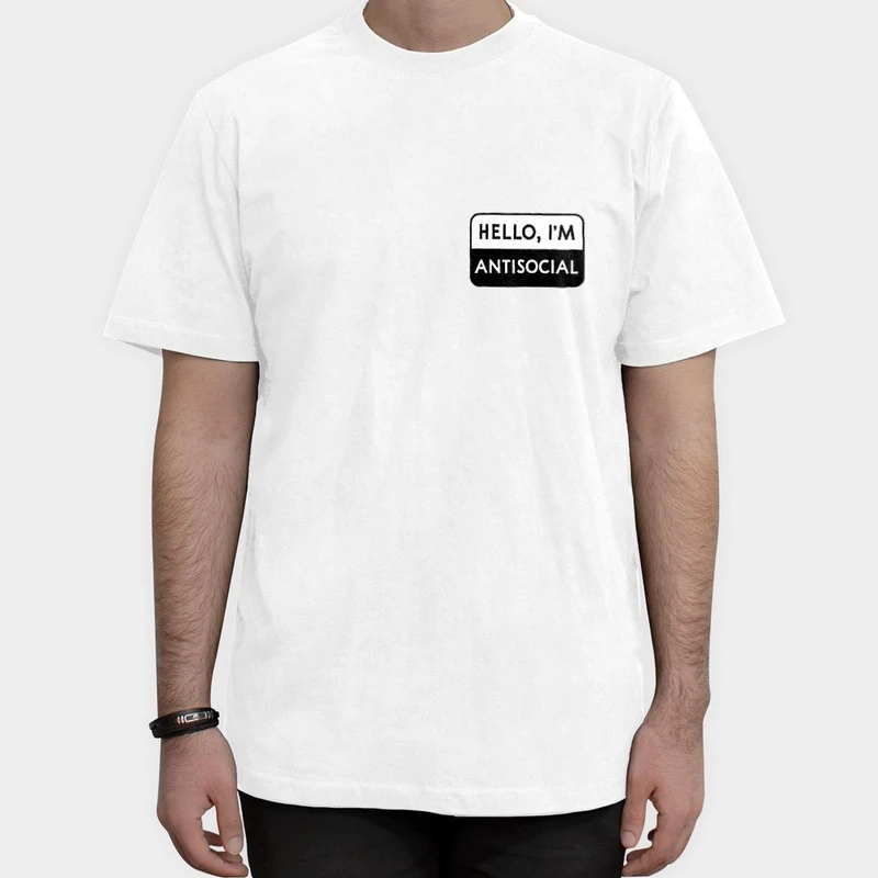 تیشرت آستین کوتاه مردانه مدل آنتی سوشیال