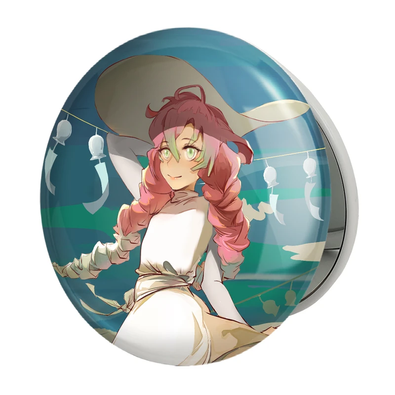 آینه جیبی خندالو طرح میتسوری کانروجی انیمه شیطان کش مدل تاشو کد 27058 