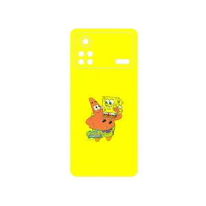 MAHOOT SpongeBob SquarePants Cover Sticker for Xiaomi Poco X4 Pro 5G
