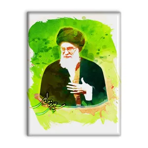 کاشی اطلس آبی طرح سید علی خامنه ای مدل T5271