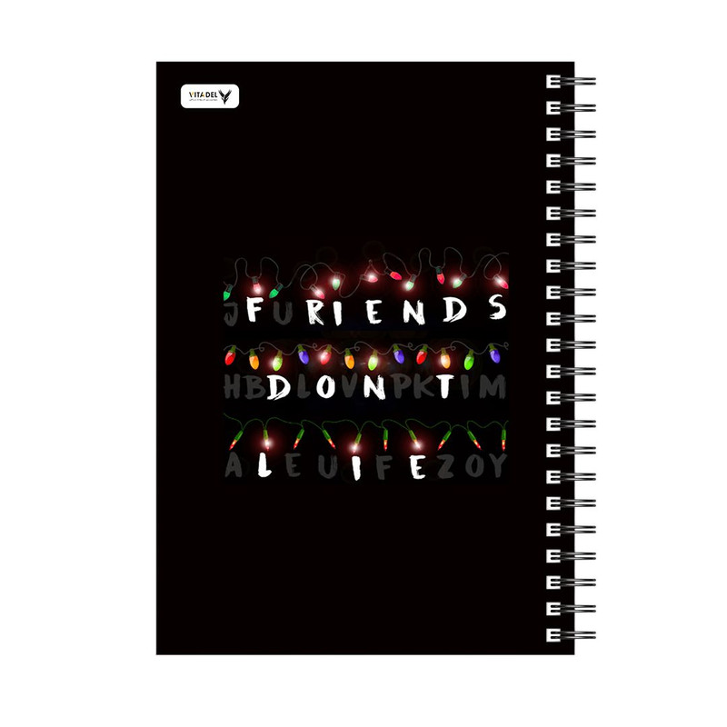 دفتر 120 برگ ویتادل طرح استرنجر تینگز مدل 9