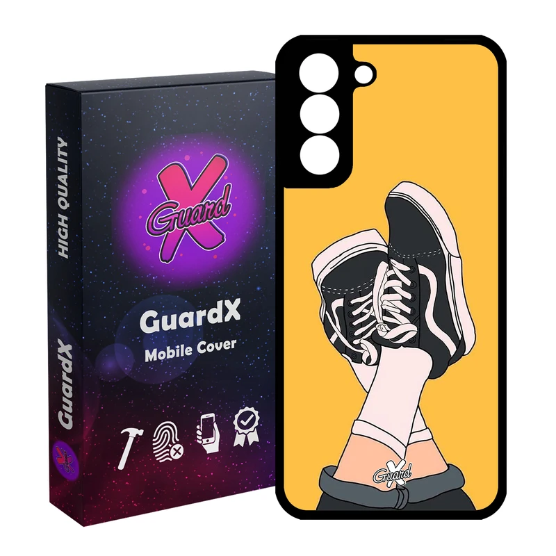 کاور گارد ایکس طرح Shoes مدل Glass10051 مناسب برای گوشی موبایل سامسونگ Galaxy S21 FE