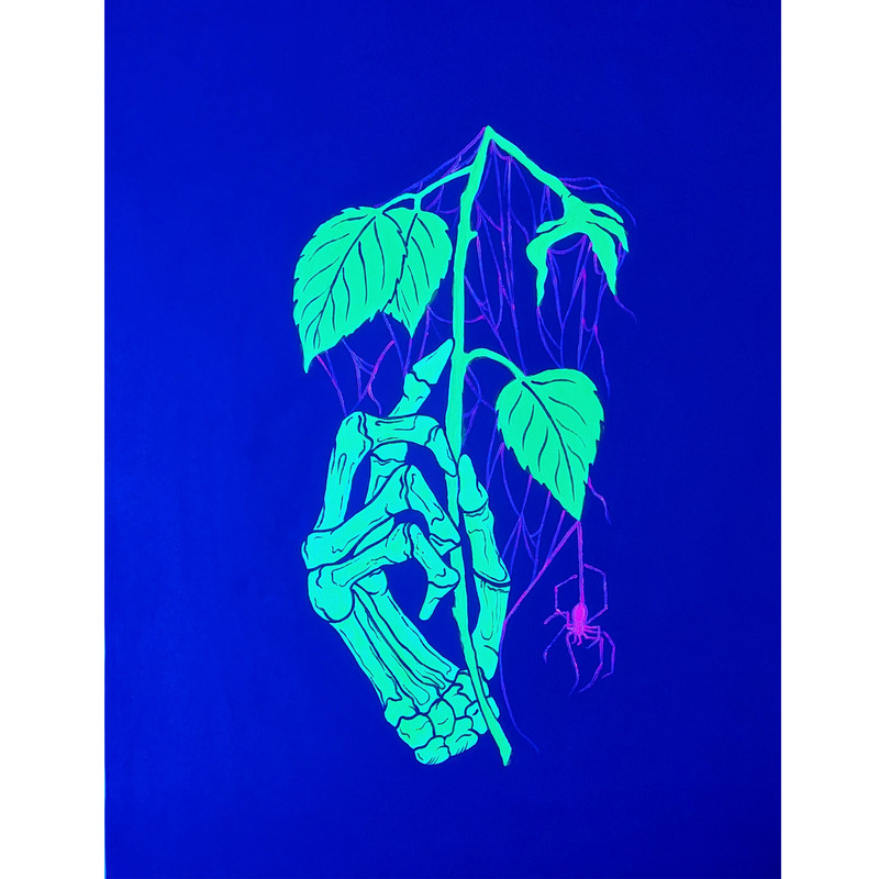 تابلو نقاشی مدل بلک لایت کد 1115