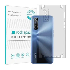 Rock space HyGEL model Transparent phone back protector suitable for Realme 7 mobile phone