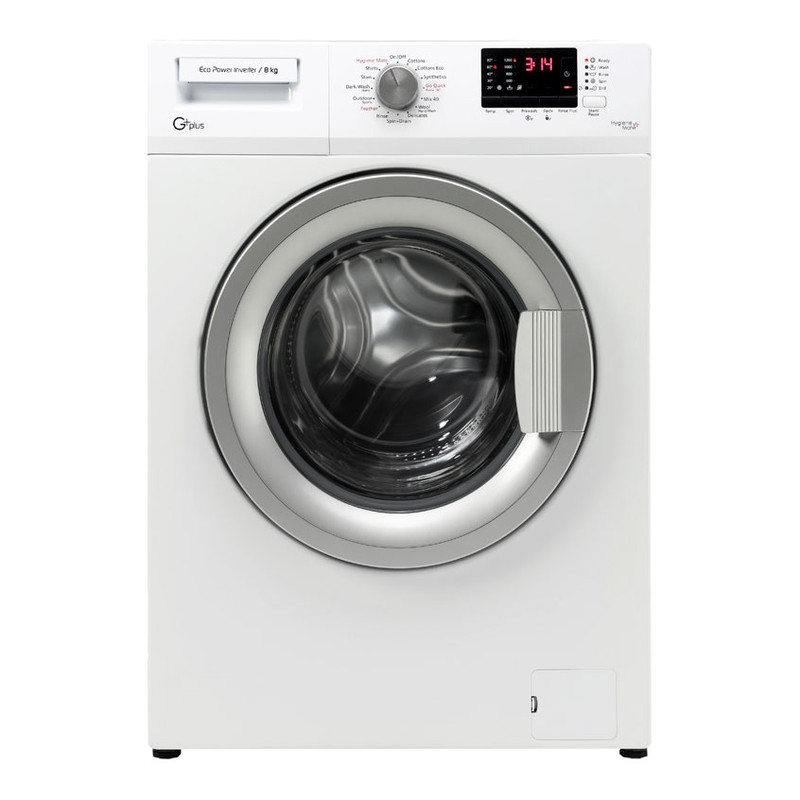 ماشین لباسشویی جی پلاس مدل GWM-82013S ظرفیت 8 کیلوگرم