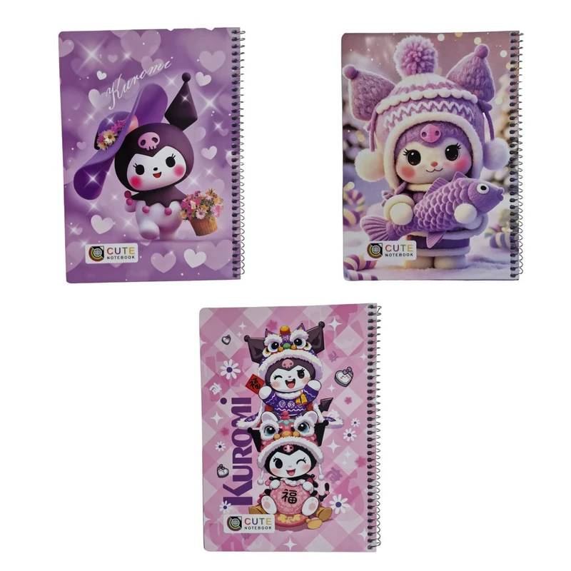 دفتر مشق 50 برگ بیست مدل کرومی مجموعه سه عددی