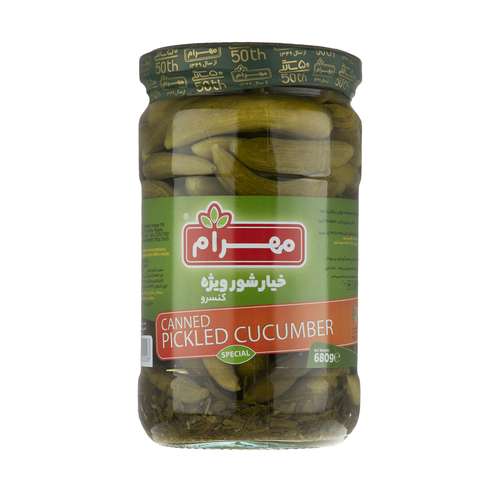 کنسرو خیارشور ویژه مهرام - 680 گرم 