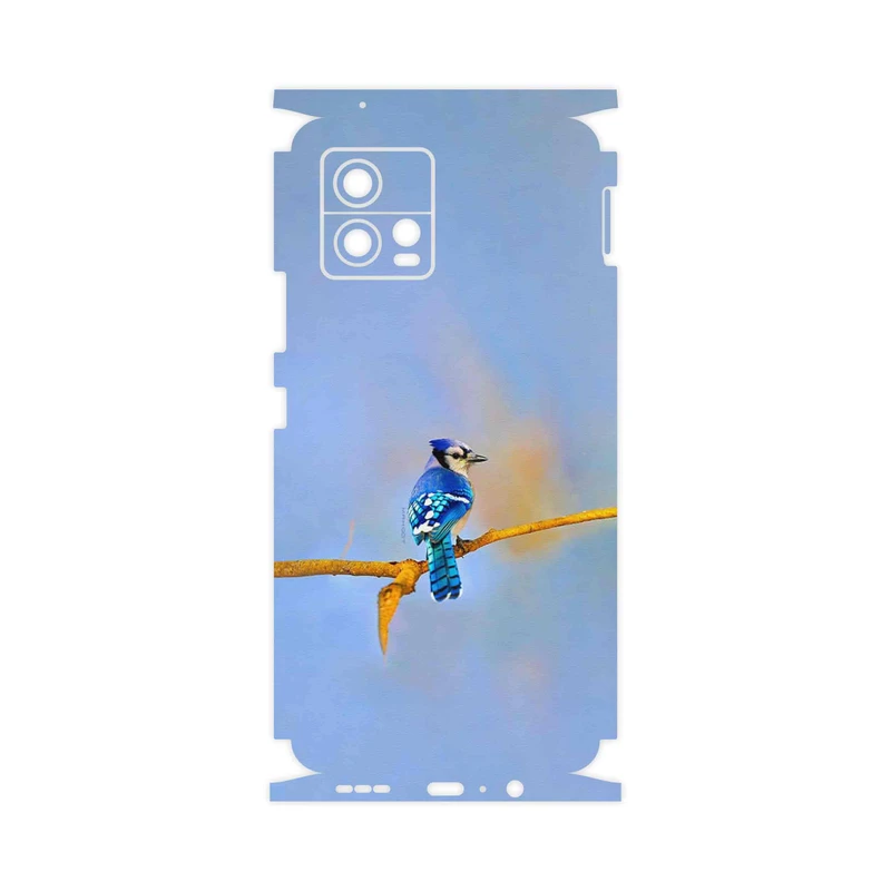 برچسب پوششی ماهوت مدل Cyanocitta cristata-FullSkin مناسب برای گوشی موبایل موتورولا Moto G72