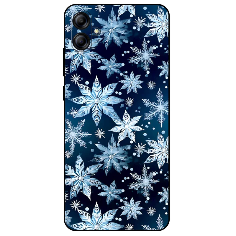 کاور مگافون طرح برف مدل 2824 مناسب برای گوشی موبایل سامسونگ Galaxy A04e / F04       