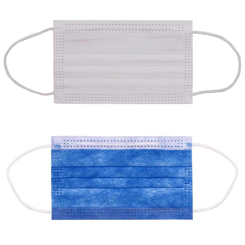 ماسک تنفسی بهسا مدل سه لایه BSA-10-WF بسته 10 عددی