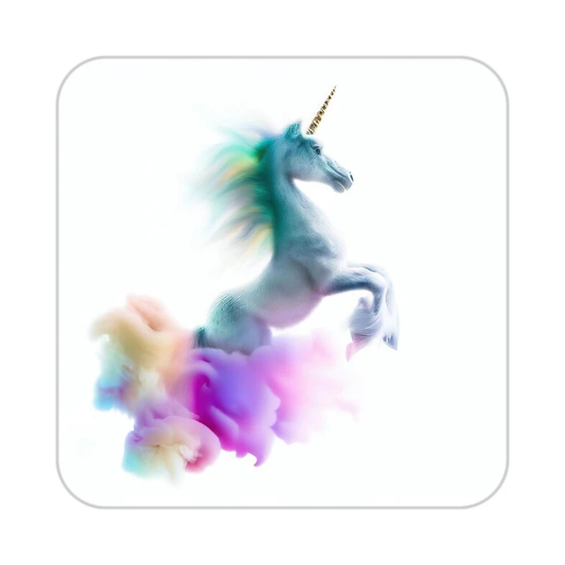 زیر لیوانی کاکتی طرح اسب تک شاخ و یونیکورن مدل mp29251