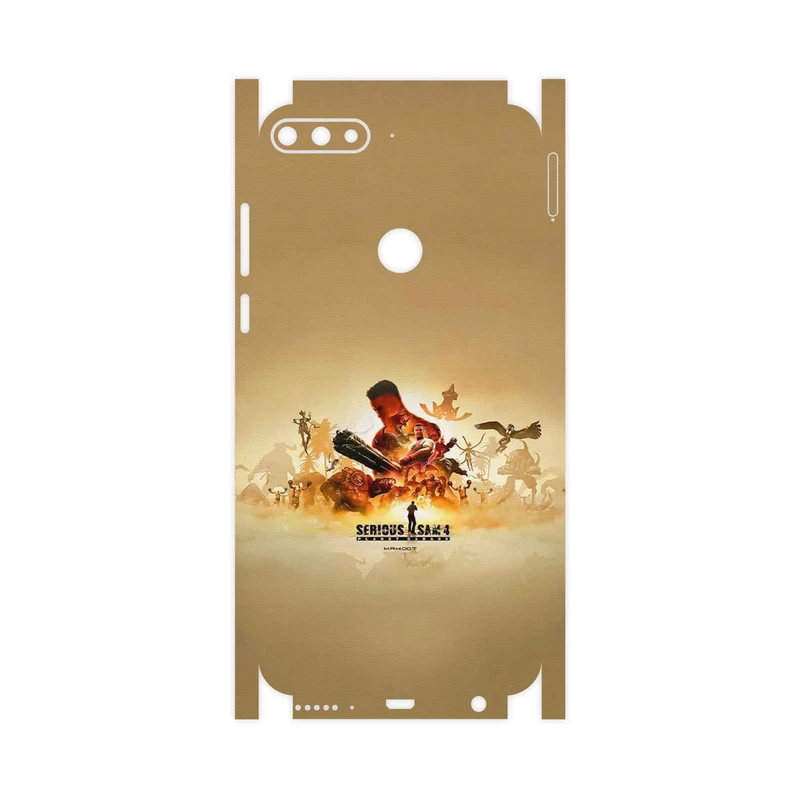 برچسب پوششی ماهوت مدل Serious Sam Game Series-FullSkin مناسب برای گوشی موبایل هوآوی Y7 Prime 2018