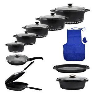 سرویس پخت و پز 20 پارچه مدل ایتالیا C کد BLACK_2016