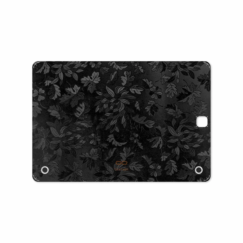برچسب پوششی ماهوت مدل Black-Wildflower مناسب برای تبلت سامسونگ Galaxy Tab A 9.7 2015 T555