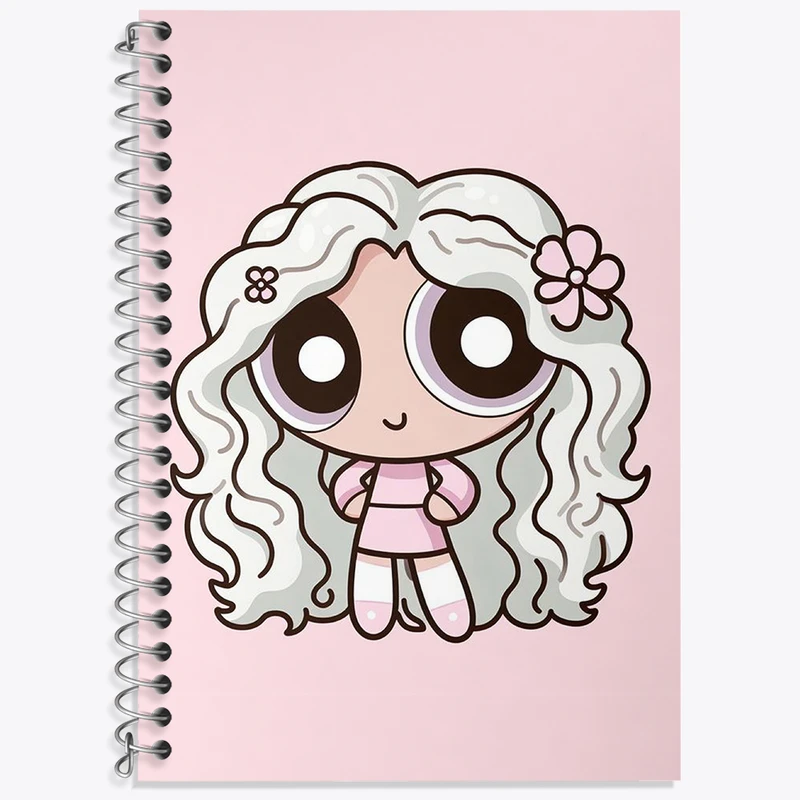 دفتر لغت 50 برگ خندالو طرح دختران نیرومند (The Powerpuff Girls) کد N2111