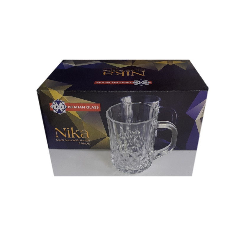 استکان شیشه و بلور اصفهان مدل نیکا کد 441 بسته 6 عددی