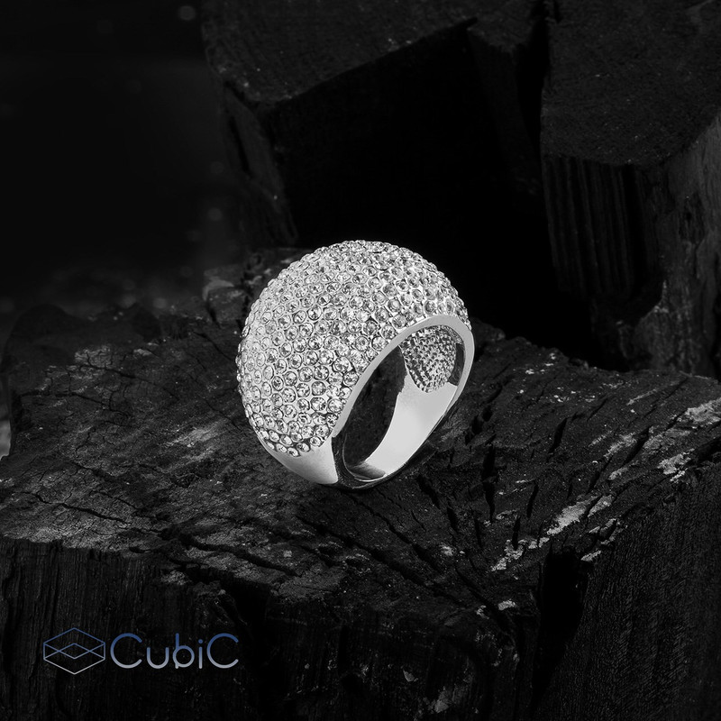 انگشتر زنانه کوبیک مدل QR-451148 انگشتر زنانه کوبیک مدل QR-451148