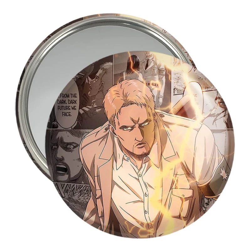 آینه جیبی خندالو مدل راینر براون انیمه اتک آن تایتان Attack on Titan کد 11001