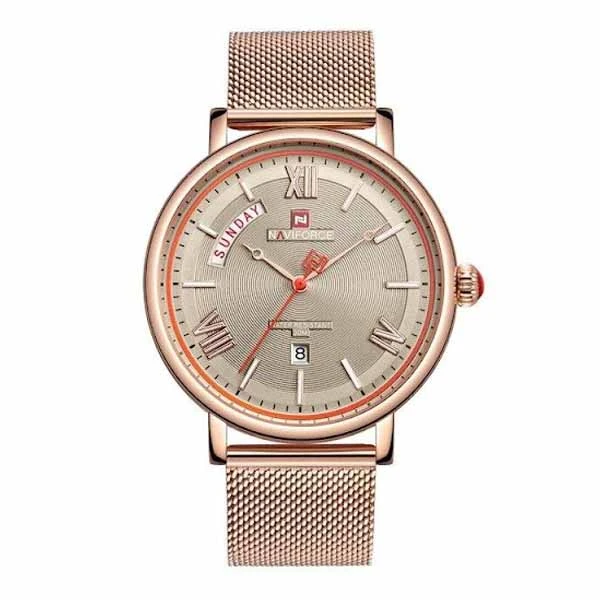 ساعت مچی عقربه‌ای مردانه نیوی فورس مدل NF3006RG