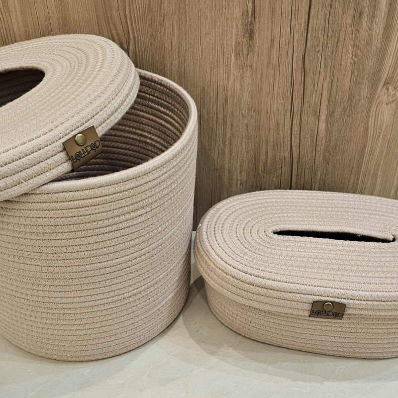 ست سطل و جای دستمال لالیپاپ مدل smp