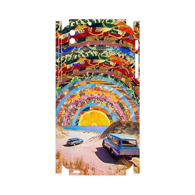 برچسب پوششی ماهوت مدل Collage of Orange Sky-FullSkin مناسب برای گوشی موبایل اچ تی سی Desire 816