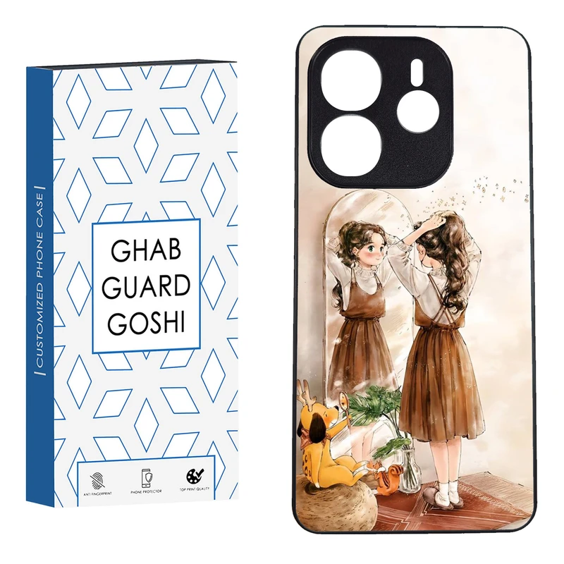کاور قاب گارد گوشی طرح دخترانه کد FB-019 مناسب برای گوشی موبایل شیائومی redmi note 14 4g  