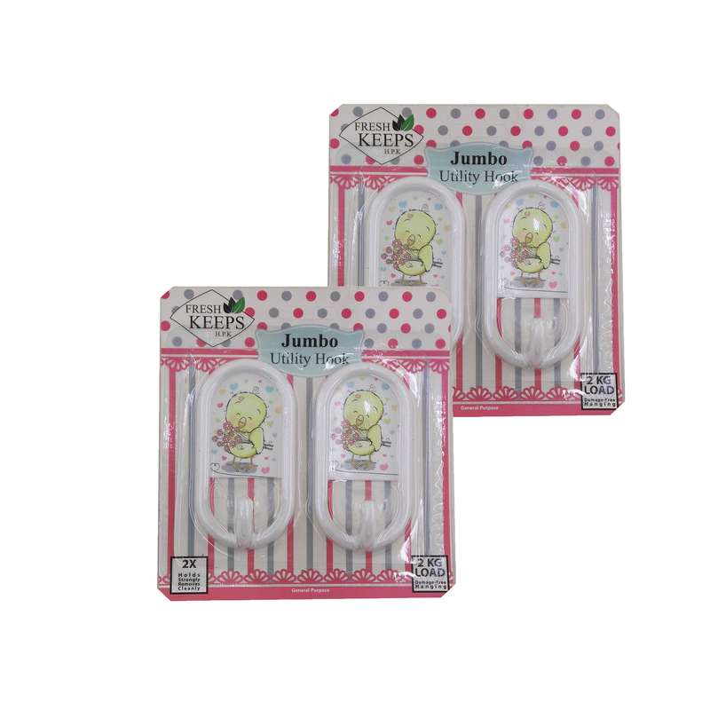  آویز حوله فرش کیپس کد 2070 بسته 4 عددی