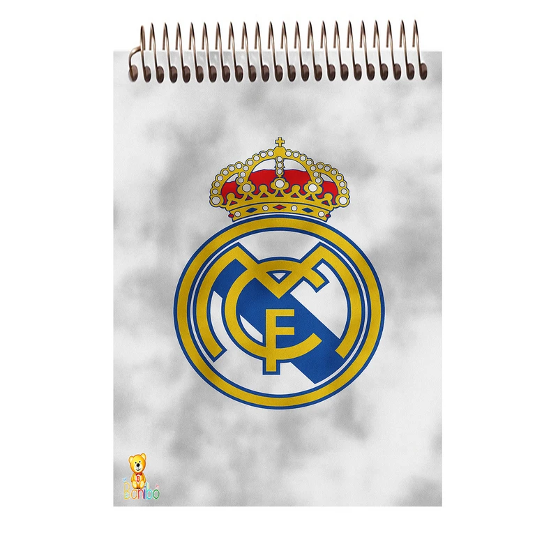 دفتر شطرنجی 100 برگ بانیبو مدل رئال مادرید کد 1172
