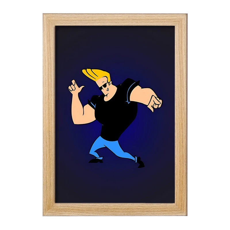 تابلو خندالو مدل جانی براوو (Johnny Bravo) کد F8864