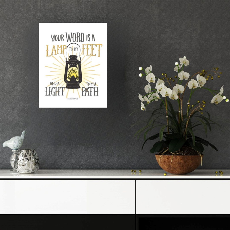 پوستر مدل کلمهٔ تو روشنایی برای مسیر من است  