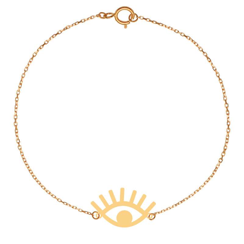 پابند طلا 18 عیار زنانه الن نار مدل چشم نظر ELN2120 پابند طلا 18 عیار زنانه الن نار مدل چشم نظر ELN2120