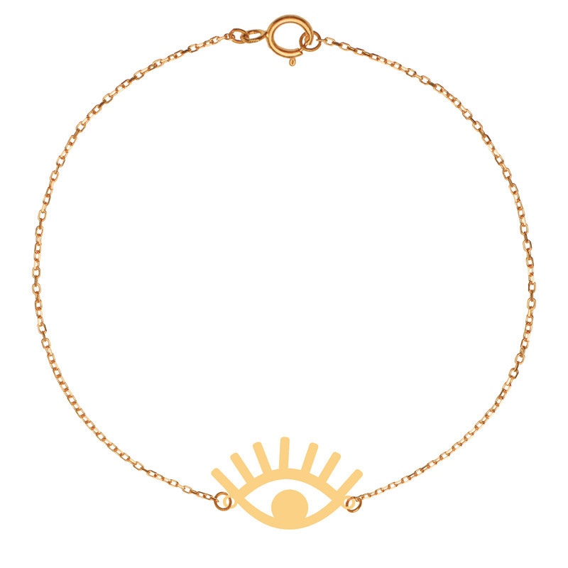 پابند طلا 18 عیار زنانه الن نار مدل چشم نظر ELN2120 پابند طلا 18 عیار زنانه الن نار مدل چشم نظر ELN2120