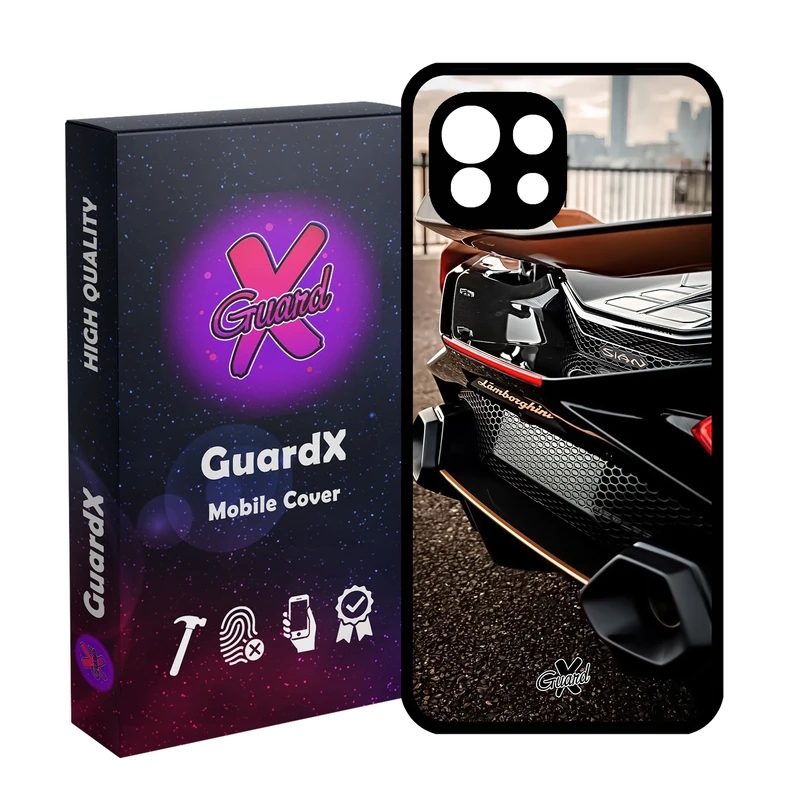 کاور گارد ایکس طرح لامبورگینی مدل Glass10492 مناسب برای گوشی موبایل شیائومی  MI 11 Lite