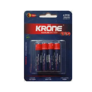 باتری نیم قلمی مدل کرون آلکالاین بسته 12عددی